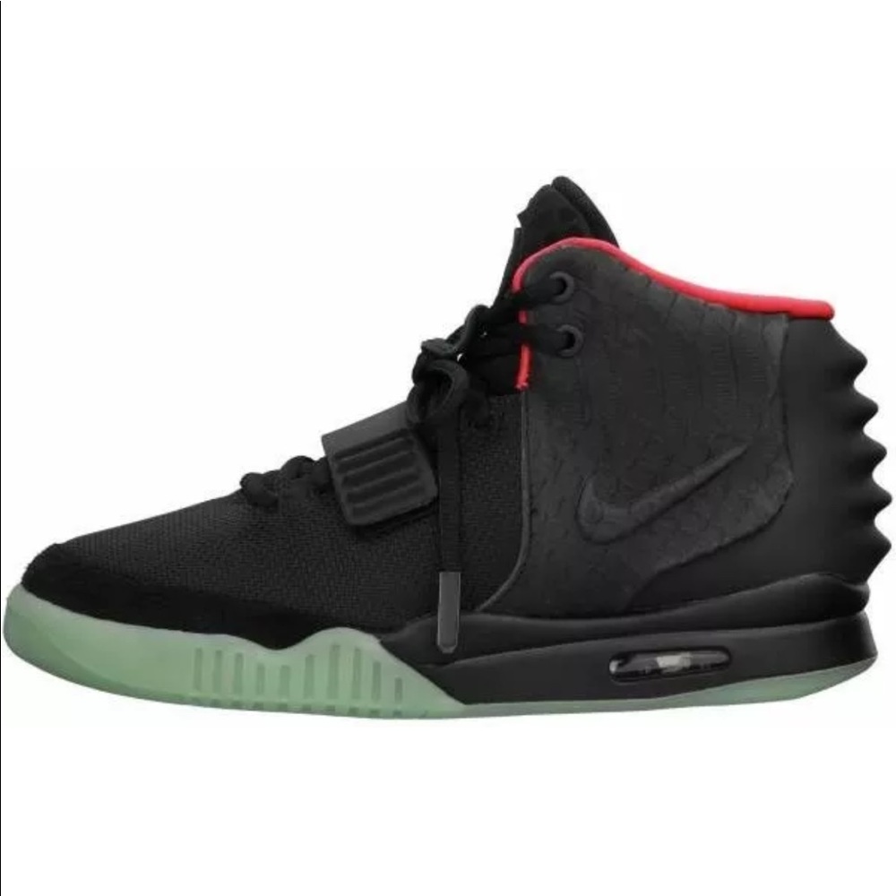 Nike Air yeezy 2 black solar red size 13 used